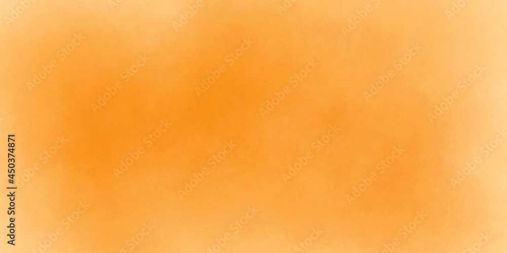 orange background with watercolor background
