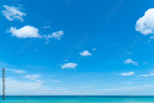 Blue nature sky background and clouds