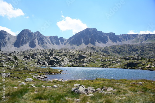 Lake in Collada de Pessons. Pirynees. Grau Roig, Soldeu, Andorra