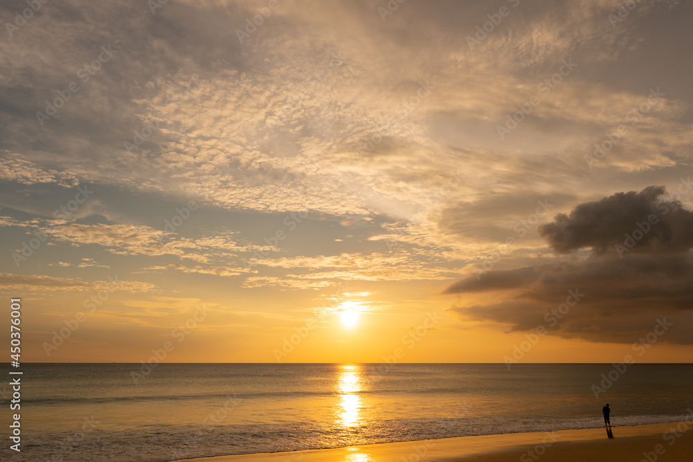 Beautiful sky with cloud sunset background. Beautiful sky with cloud sunset background.