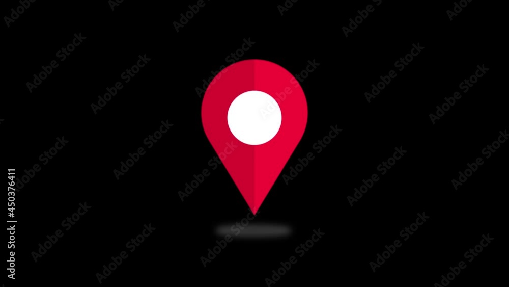Location Pin icon Appearing pointer, 4K video GPS movement pin showing location on the map. Sign and pin to indicate the route and location maps. Map marker icon moving up down animation. Map pointer. Location Pin icon Appearing pointer, 4K video GPS movement pin showing location on the map. Sign and pin to indicate the route and location maps. Map marker icon moving up down animation. Map pointer.