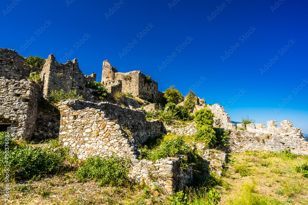 View on the Citadel of Mystras