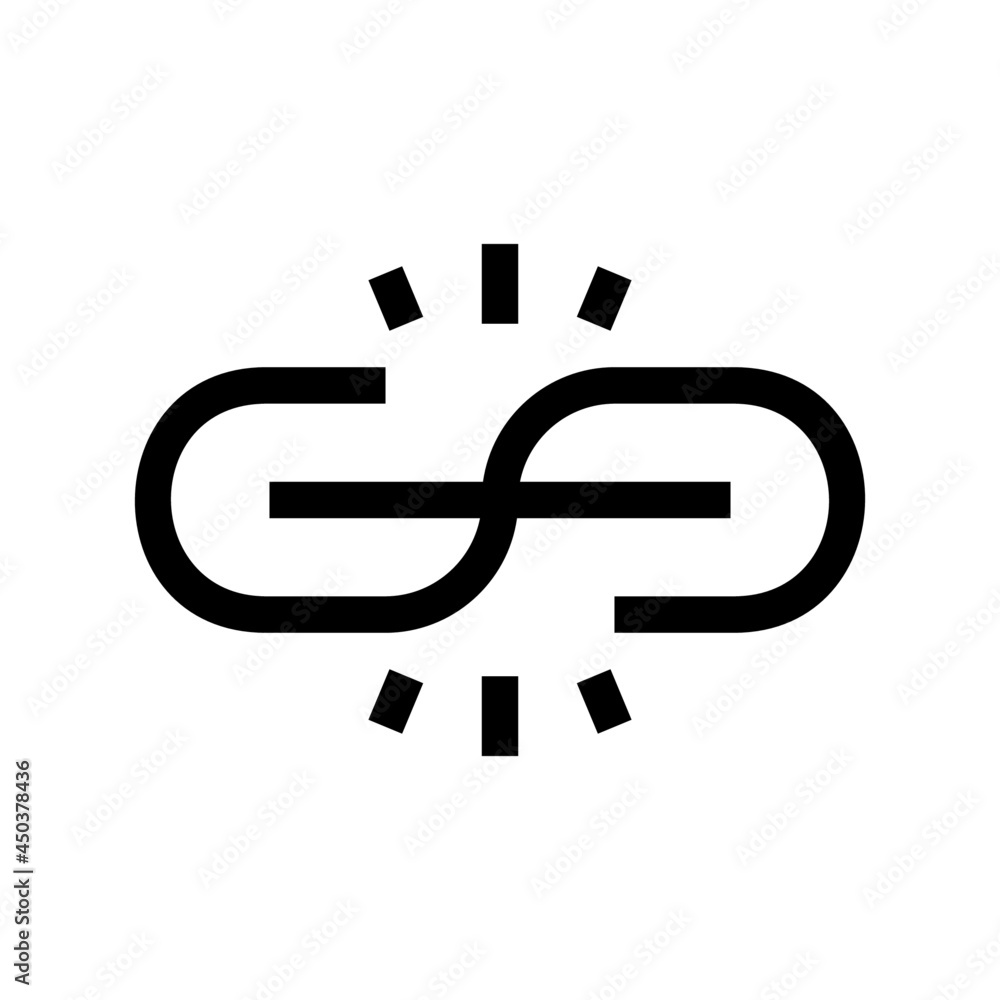 broken link icon or logo isolated sign symbol vector illustration - high quality black style vector icons
broken link icon or logo isolated sign symbol vector illustration - high quality black style vector icons