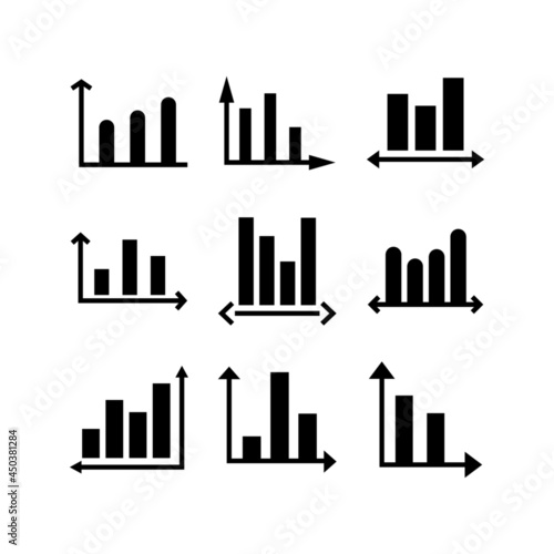 graph icon or logo isolated sign symbol vector illustration - high quality black style vector icons 