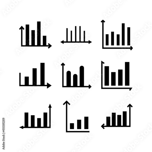 graph icon or logo isolated sign symbol vector illustration - high quality black style vector icons 