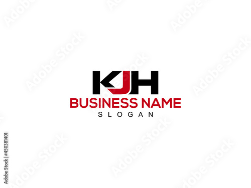 Letter KJH Logo, Creative kjh Logo Letter Vector Stock photo