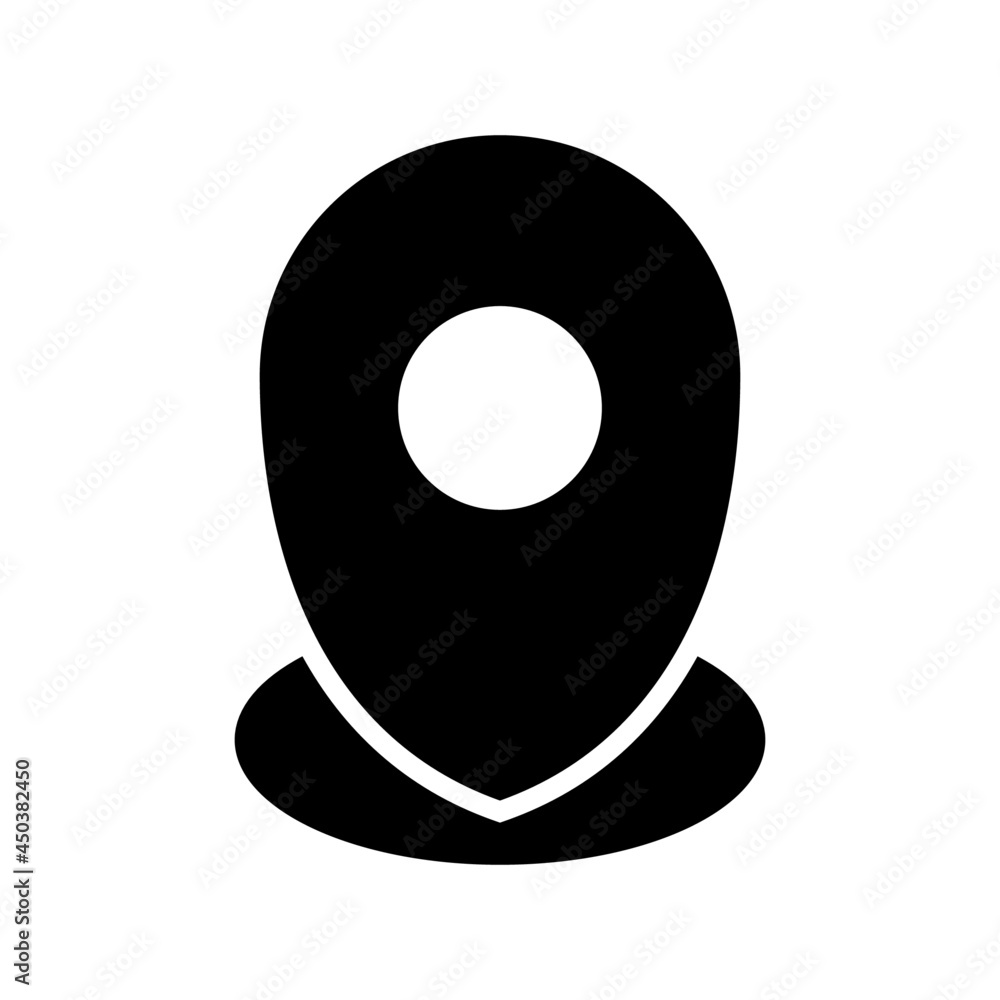 location icon or logo isolated sign symbol vector illustration - high quality black style vector icons
