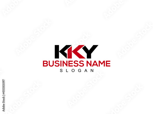 Letter KKY Logo, Creative kky Logo Letter Vector Stock photo