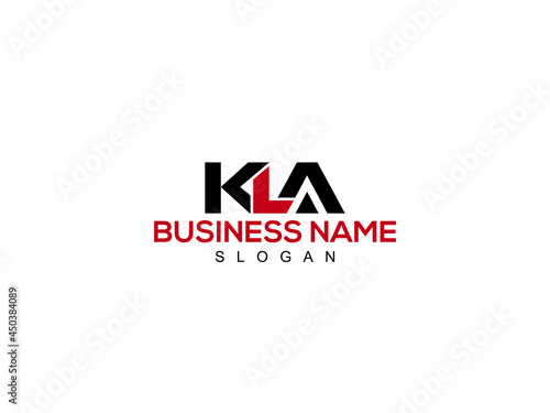 Letter KLA Logo, Creative kla Logo Letter Vector Stock