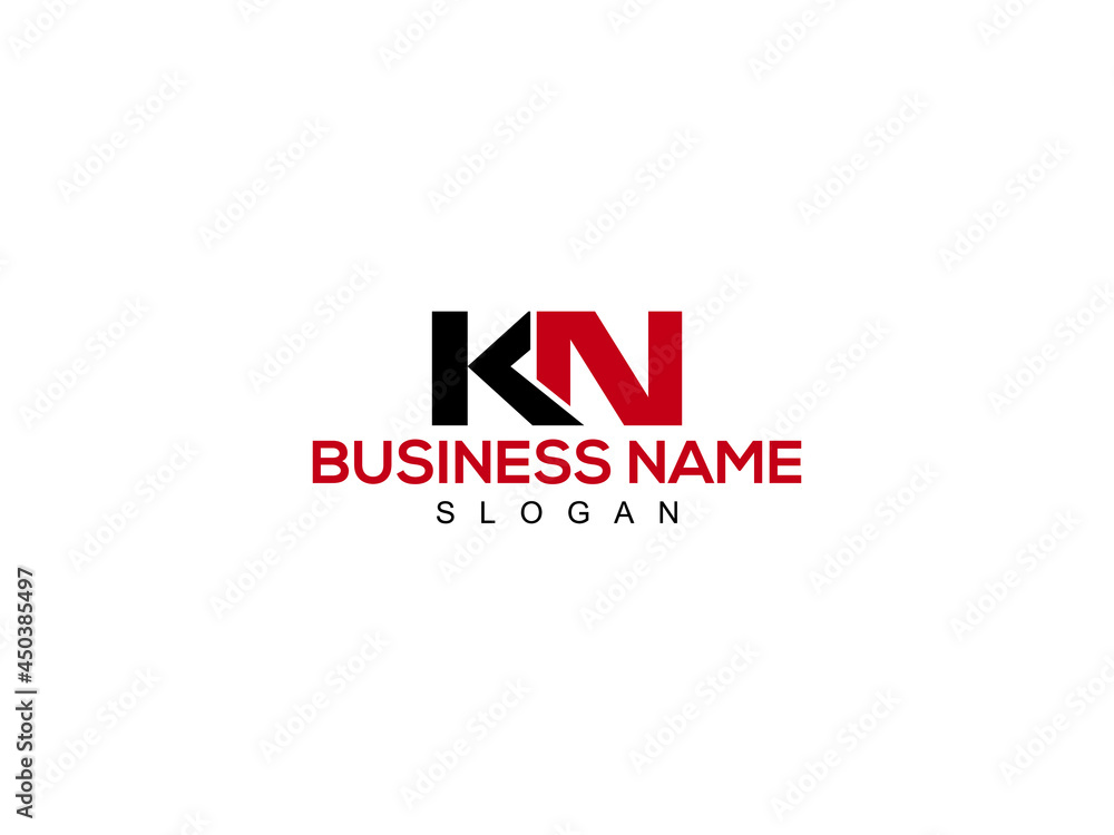 Letter KN Logo, Creative kn Logo Letter Vector Stock Stock Vector ...