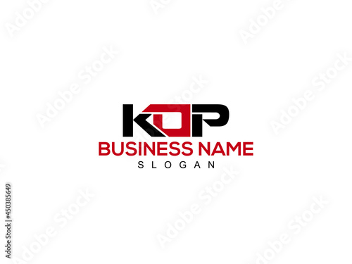 Letter KOP Logo, Creative kop Logo Letter Vector Stock