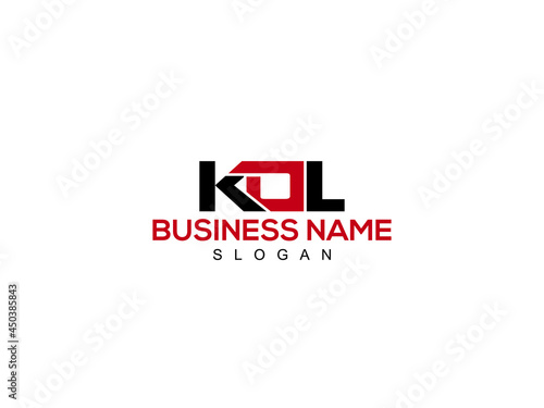 Letter KOL Logo, Creative kol Logo Letter Vector Stock