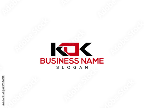 Letter KOK Logo, Creative kok Logo Letter Vector Stock