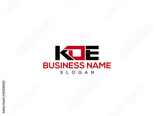 Letter KOE Logo, Creative koe Logo Letter Vector Stock photo