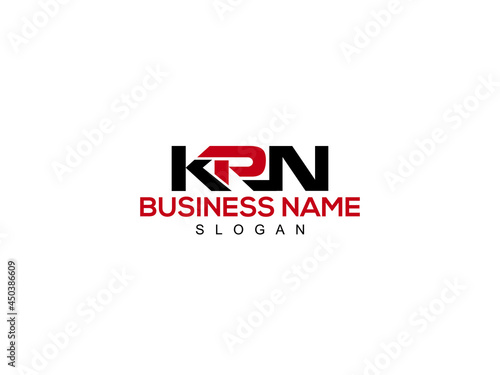 Letter KPN Logo, Creative kpn Logo Letter Vector Stock photo