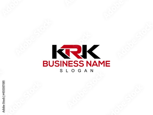 Letter KRK Logo, Creative krk Logo Letter Vector Stock