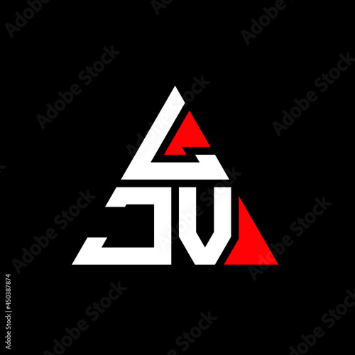 Free Download LJV triangle letter logo design with triangle shape. LJV triangle logo design monogram. LJV triangle vector logo template with red color. LJV triangular logo Simple, Elegant, and Luxurious Logo. LJV  - GFXLoad