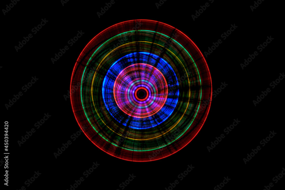 soft lights trails with multicolored LED soft lights trails with multicolored LED