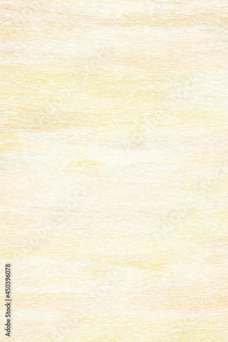 Cream hand painted backdrop background. Pencil or watercolor, abstract texture on white paper. Monochrome. Place for your text.