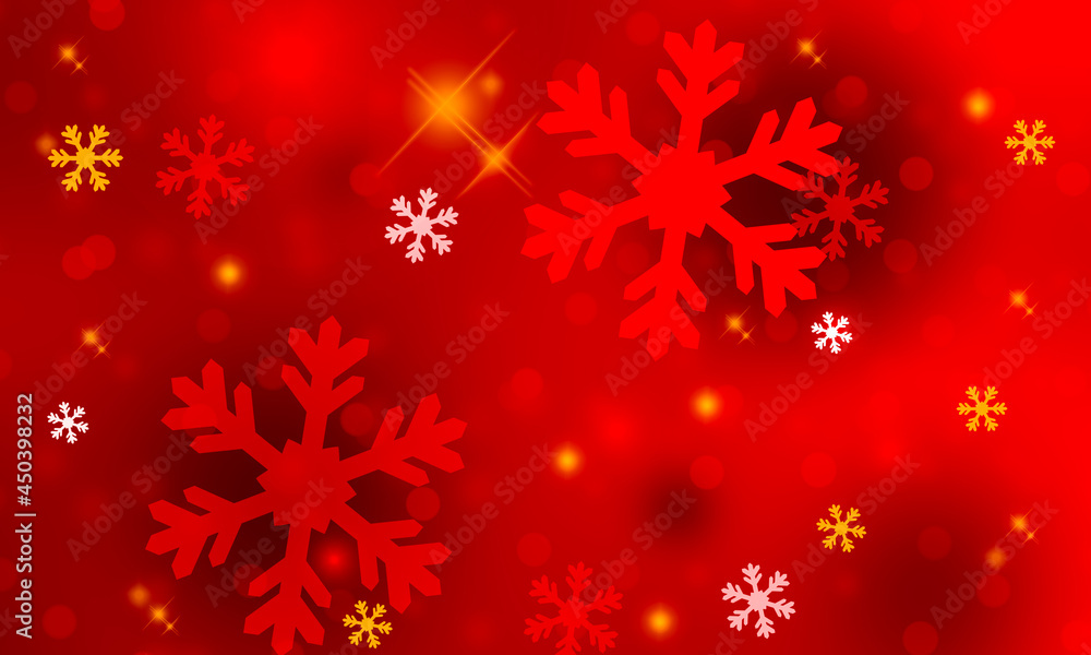 Winter background with lights and snowflakes. Winter background with lights and snowflakes.