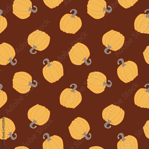 Halloween seamless pattern set for poster, card, banner or background for Trick or Treat Halloween Party. Vector illustration