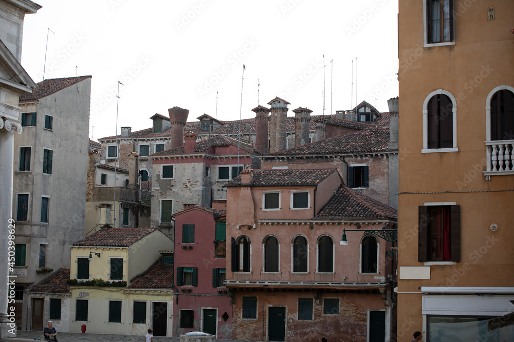 Naklejka premium venice and its works