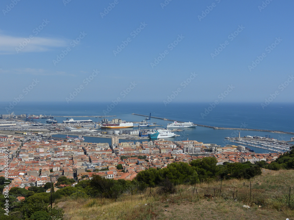 vue aérienne séte vue aérienne séte
