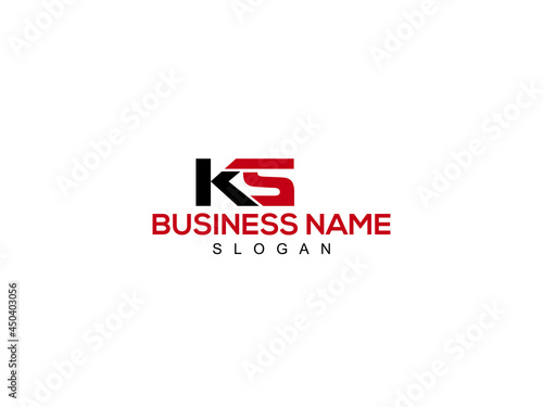 Letter KS Logo, Creative ks Logo Letter Vector Stock photo