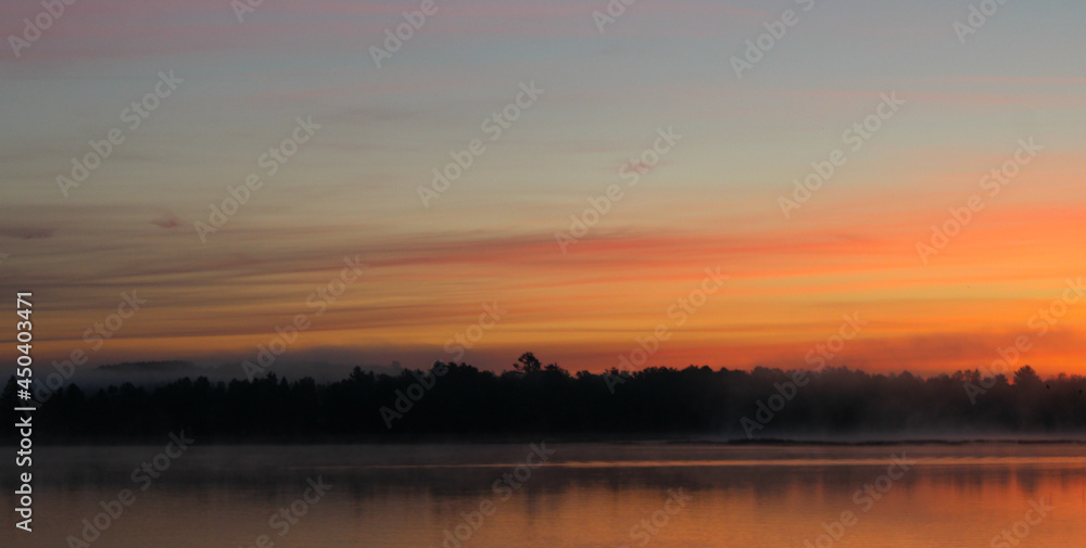 Sunrise on a Minnesota Lake Sunrise on a Minnesota Lake