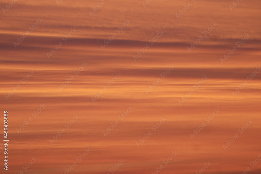 Sunrise with Orange and Purple Tones