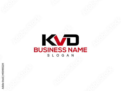 Alphabet KVD Logo Letter Vector For Business