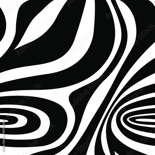 Black ink abstract horizontal stripes background. Hand drawn lines. Ink illustration. Simple striped background. © Екатерина 