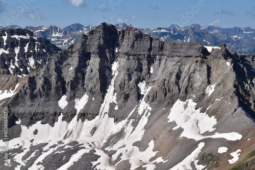 Drastic Peaks from the summit of Mt. Sneffels photo