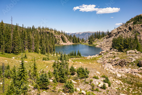 Lake in the Eagles Nest Wilderness, Colorado, USA