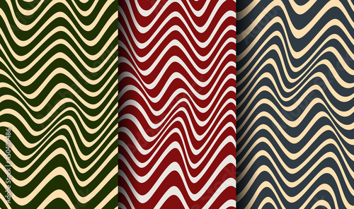 Vector background made of stripes. Christmas Palette. A design concept for celebrating