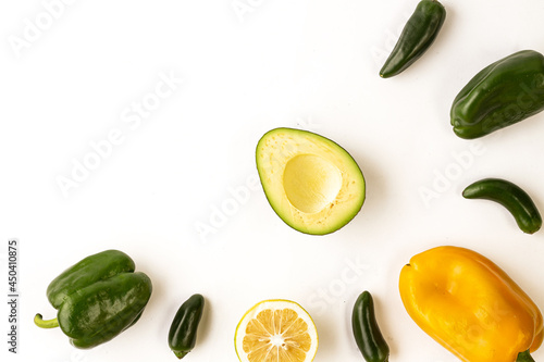 Conceptual photo made of vegetables