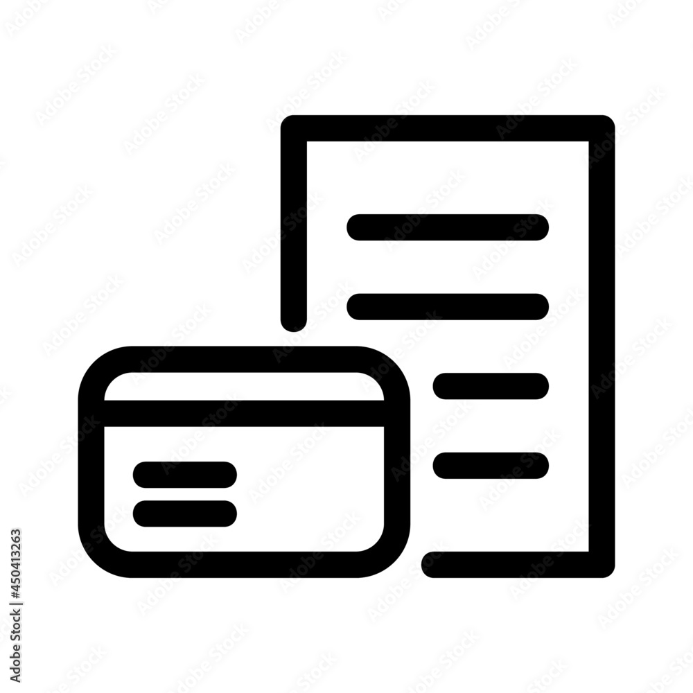 bill payment icon or logo isolated sign symbol vector illustration - high quality black style vector icons
bill payment icon or logo isolated sign symbol vector illustration - high quality black style vector icons