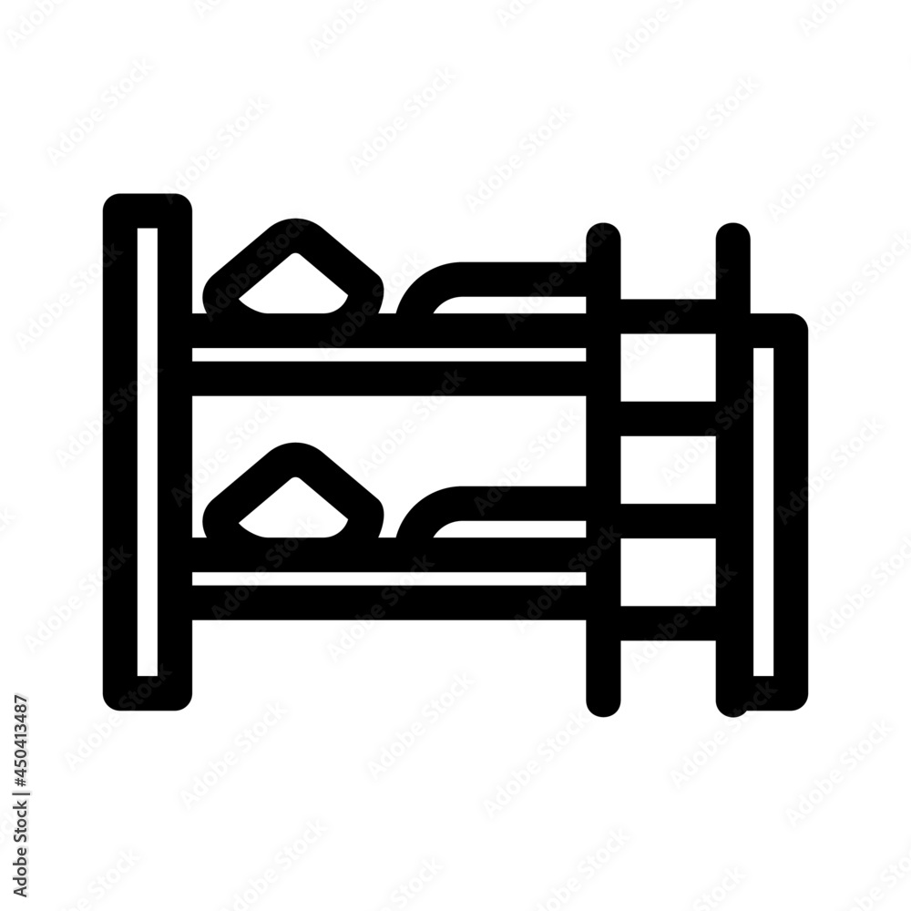 bunk bed icon or logo isolated sign symbol vector illustration - high quality black style vector icons
bunk bed icon or logo isolated sign symbol vector illustration - high quality black style vector icons