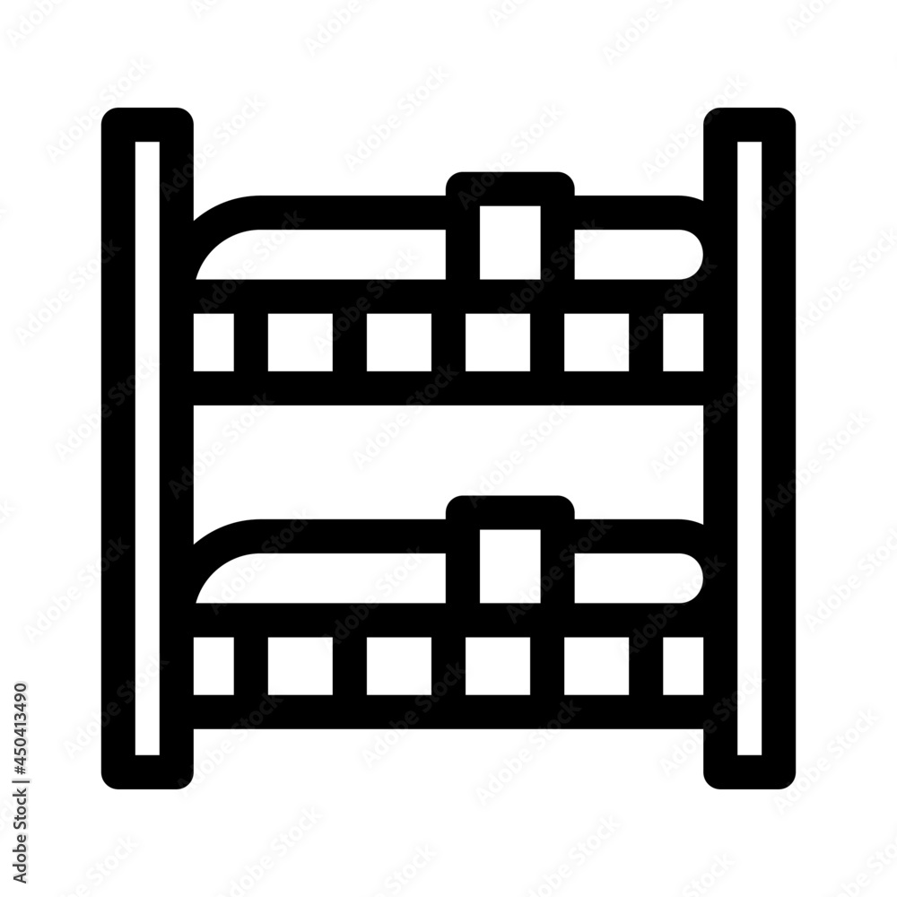 bunk bed icon or logo isolated sign symbol vector illustration - high quality black style vector icons
bunk bed icon or logo isolated sign symbol vector illustration - high quality black style vector icons
