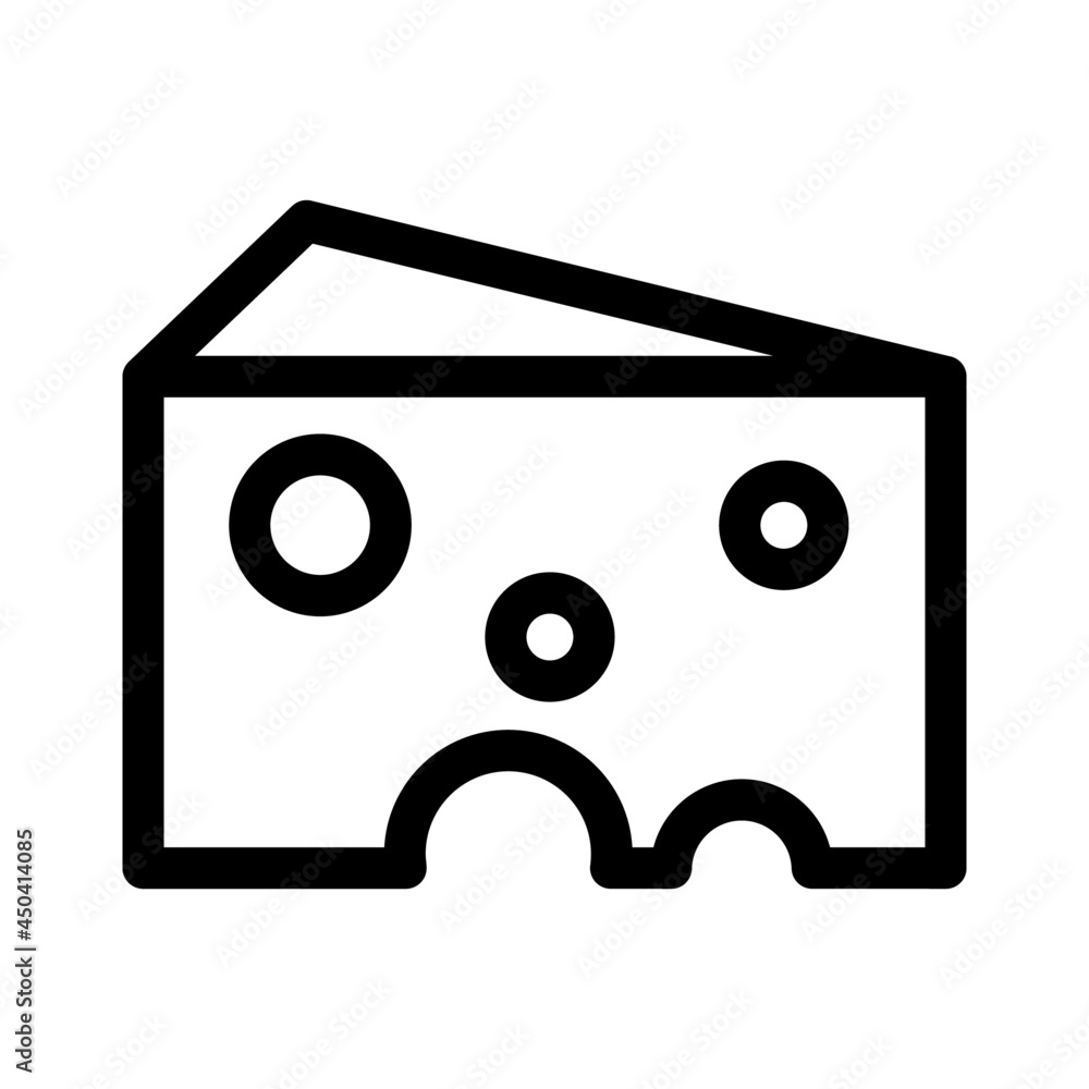 cheese icon or logo isolated sign symbol vector illustration - high quality black style vector icons
