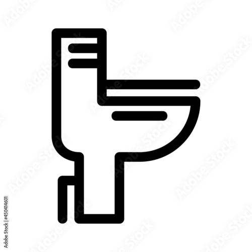 commode icon or logo isolated sign symbol vector illustration - high quality black style vector icons
