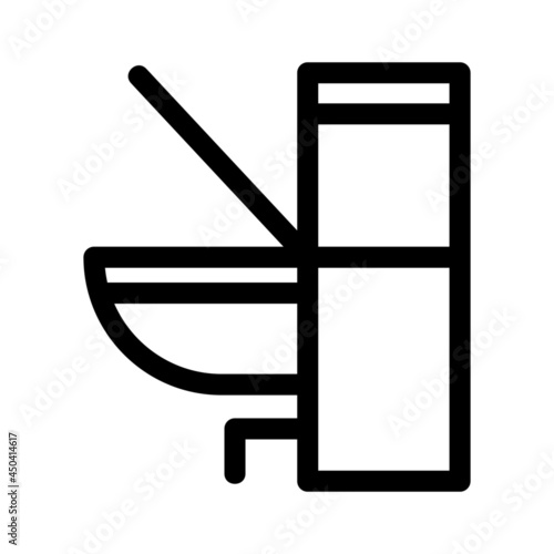 commode icon or logo isolated sign symbol vector illustration - high quality black style vector icons
