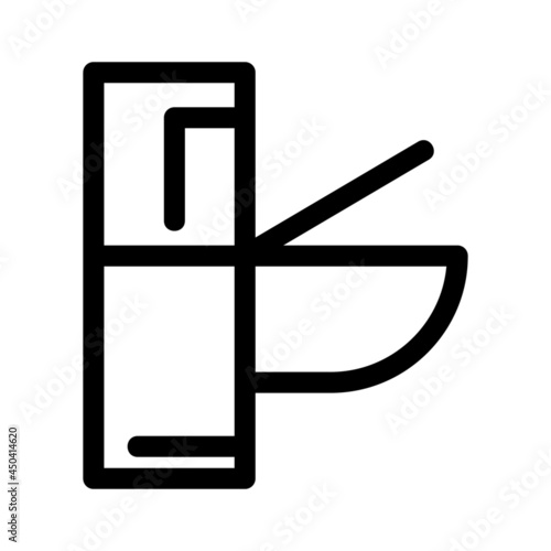 commode icon or logo isolated sign symbol vector illustration - high quality black style vector icons
