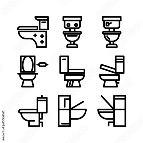 commode icon or logo isolated sign symbol vector illustration - high quality black style vector icons
