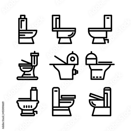 commode icon or logo isolated sign symbol vector illustration - high quality black style vector icons
