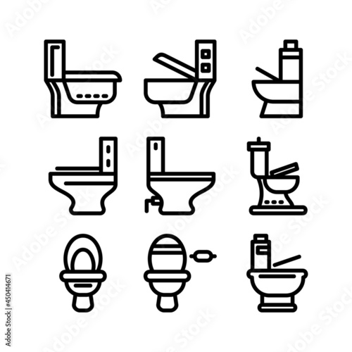 commode icon or logo isolated sign symbol vector illustration - high quality black style vector icons
