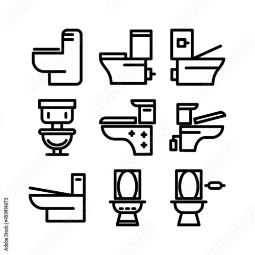 commode icon or logo isolated sign symbol vector illustration - high quality black style vector icons
