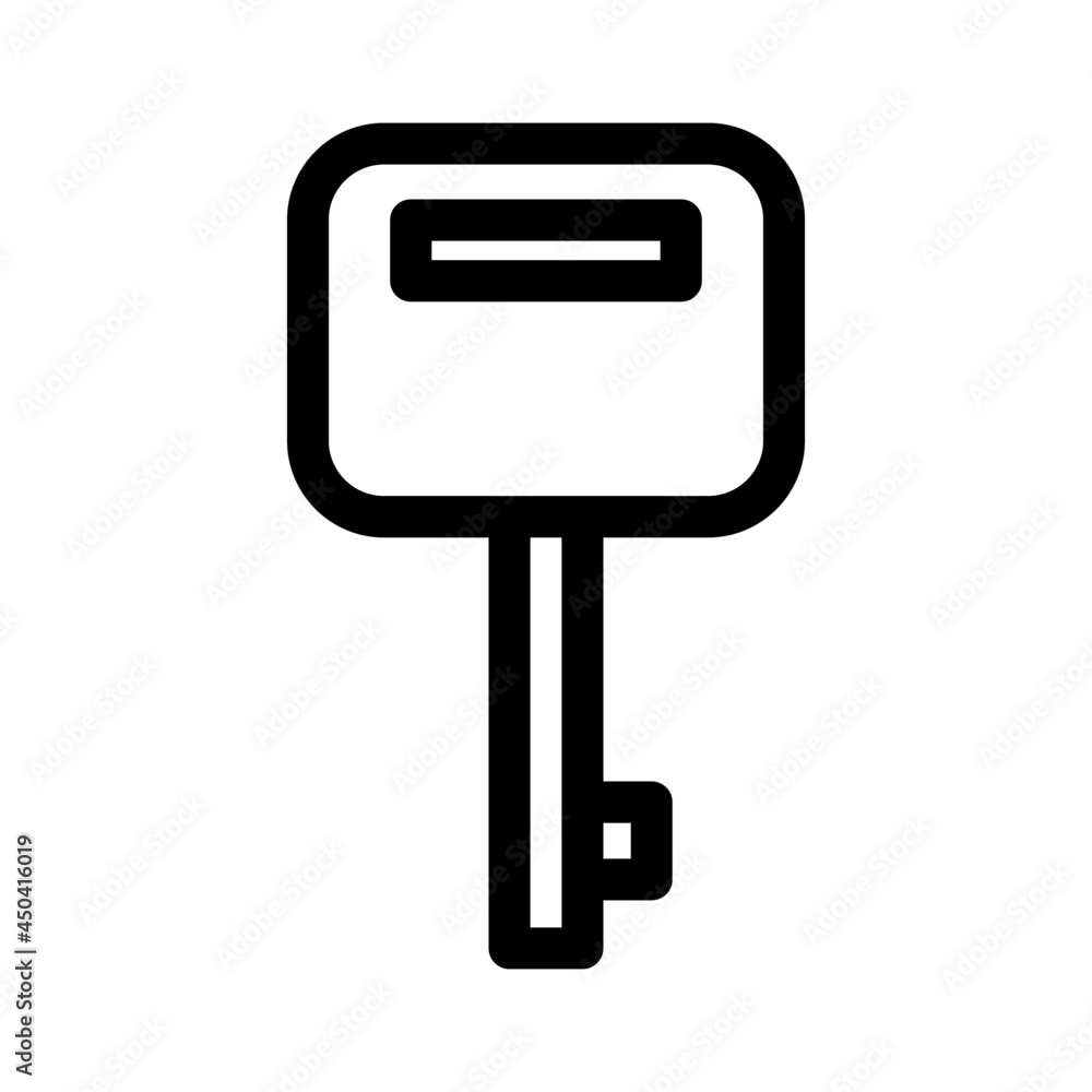 key icon or logo isolated sign symbol vector illustration - high quality black style vector icons
