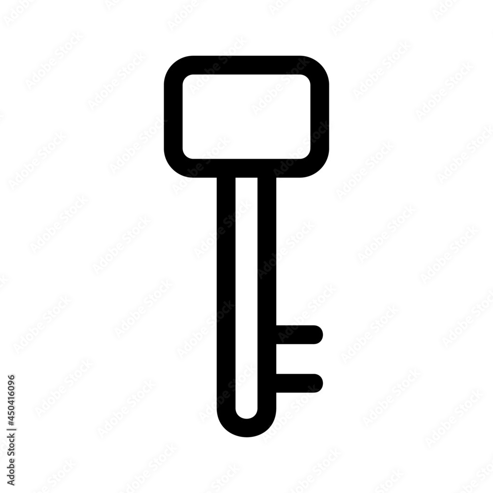 key icon or logo isolated sign symbol vector illustration - high quality black style vector icons
