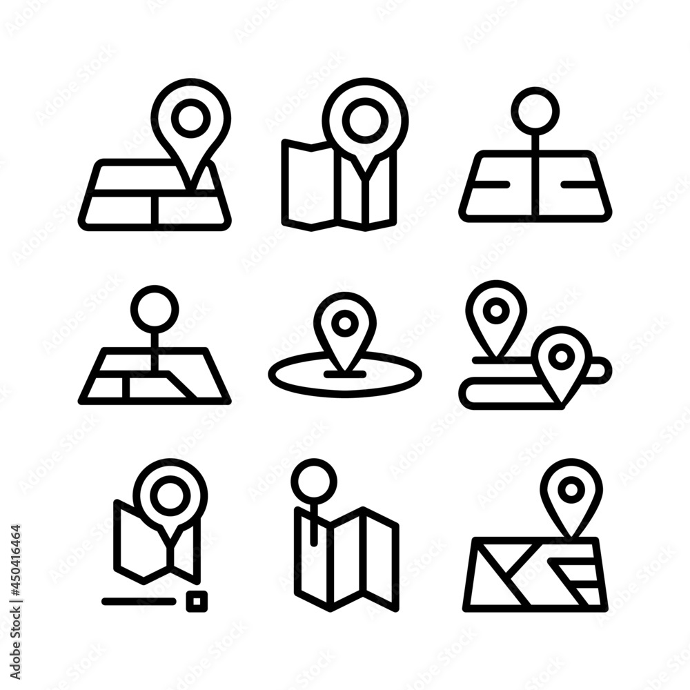 location map icon or logo isolated sign symbol vector illustration - high quality black style vector icons
location map icon or logo isolated sign symbol vector illustration - high quality black style vector icons